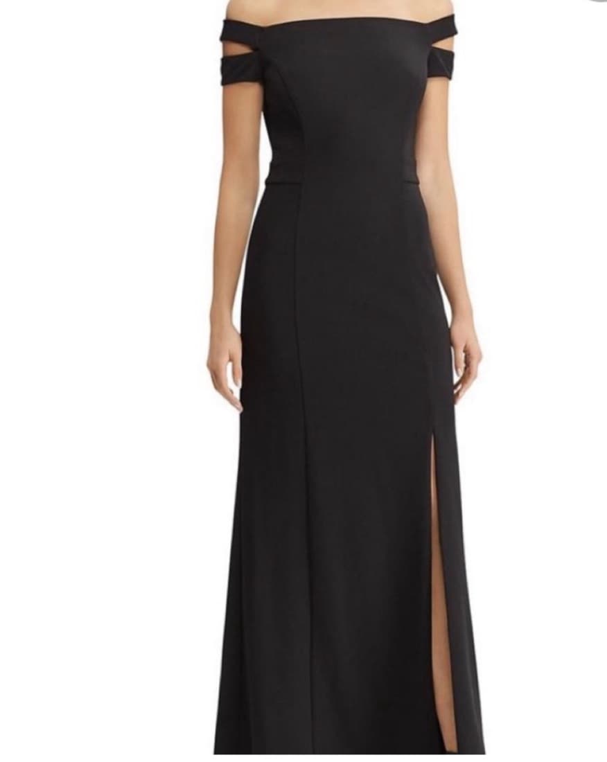 Lauren Black Off The Shoulder Dress - Image 1