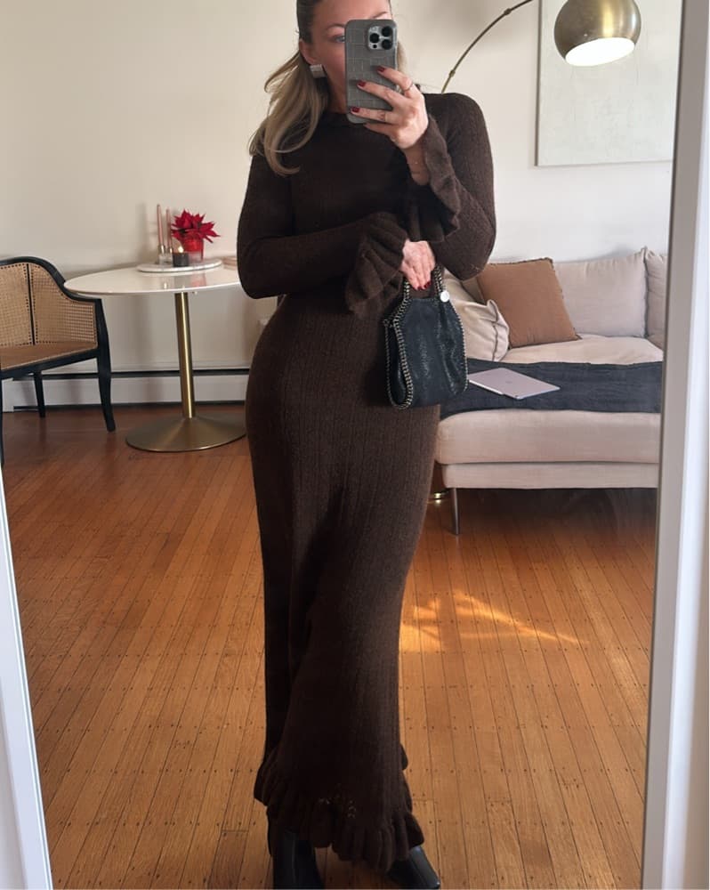 DOEN Estella Maxi Dress Brown Size Small - Image 1