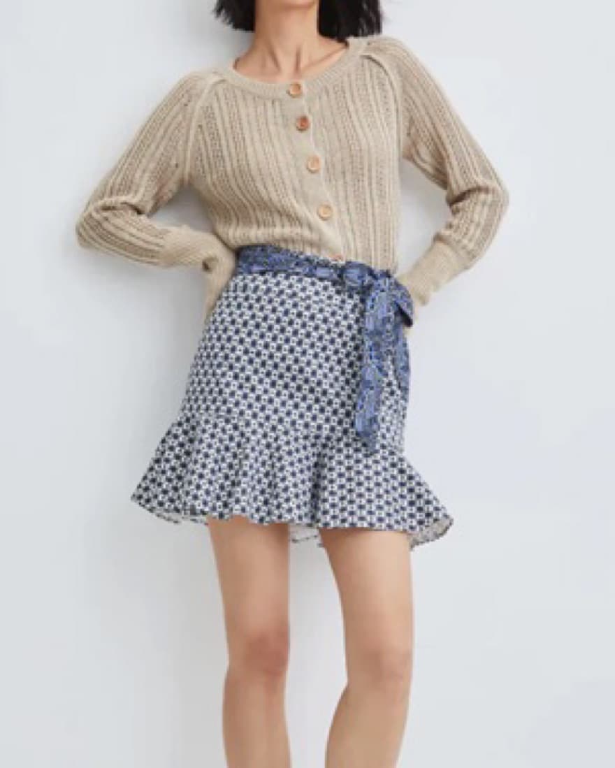 Veronica Beard Chesney Printed Skirt - Image 2