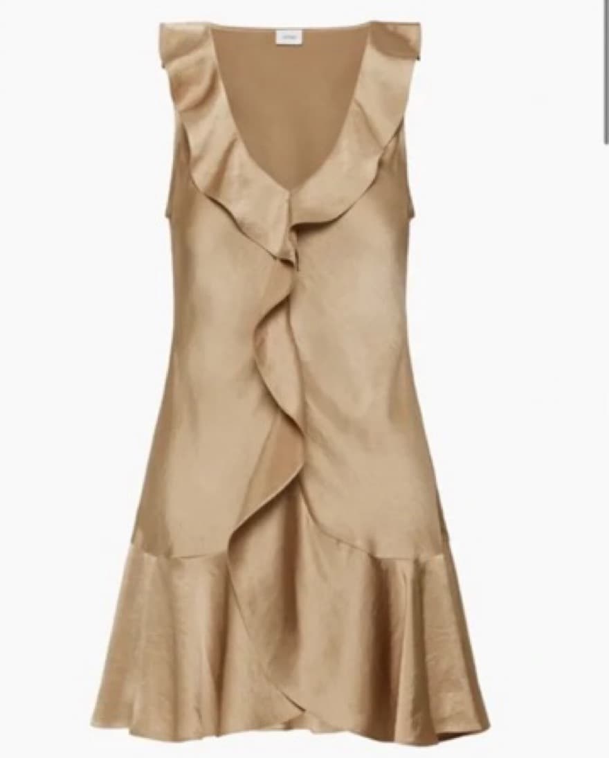 Aritzia Gold Hera Dress  - Image 1