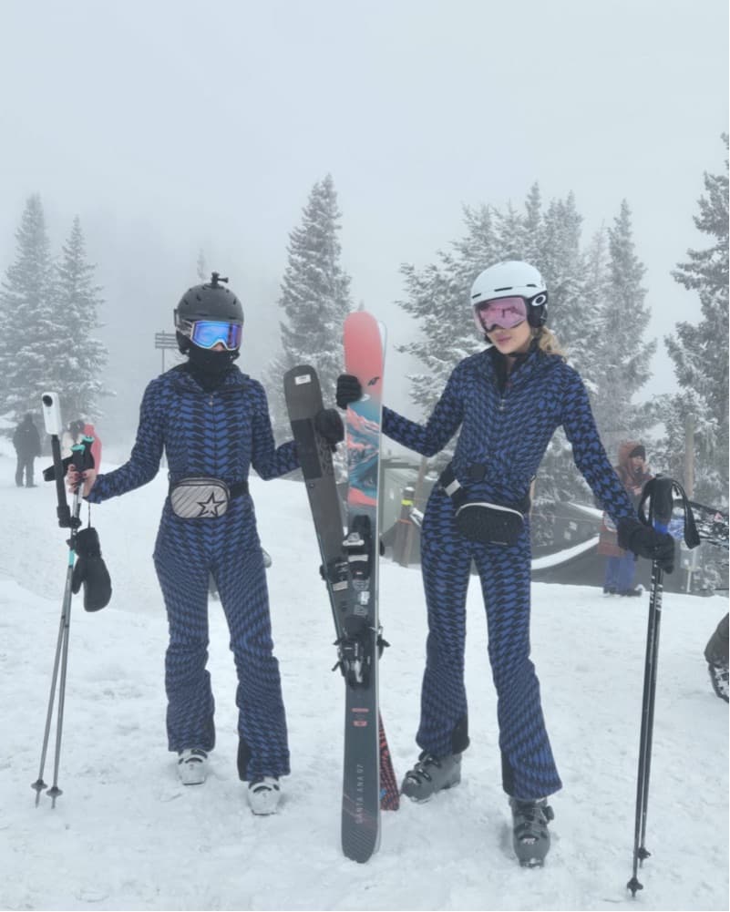 Perfect Moment Blue Luxe Ski Suit - Image 5