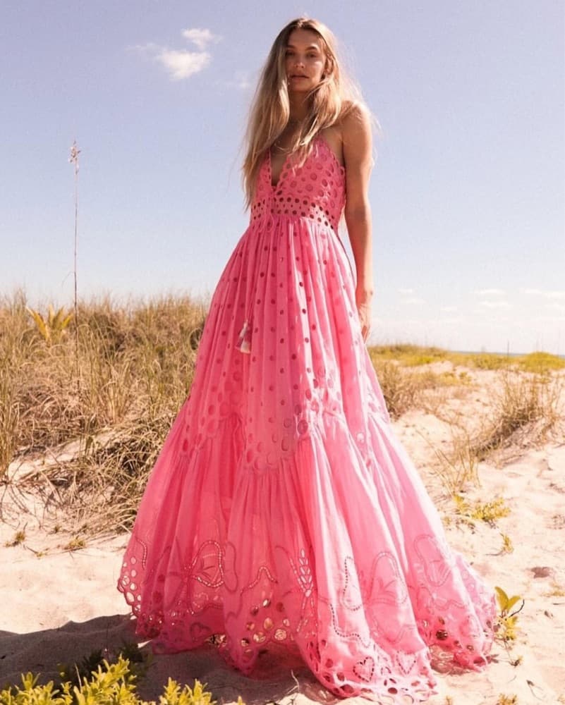 LoveShackFancy Melville Dress - Image 4