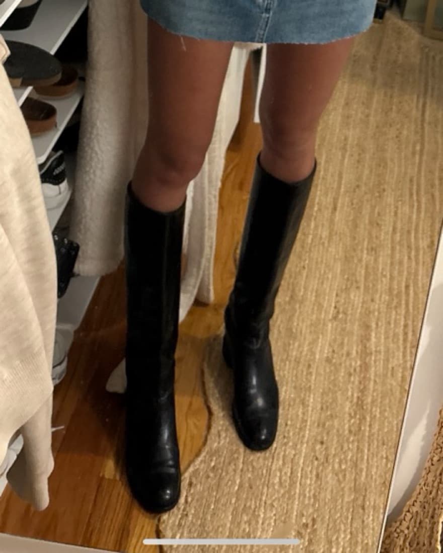 Vintage Louboutin Knee High Boots - Image 3