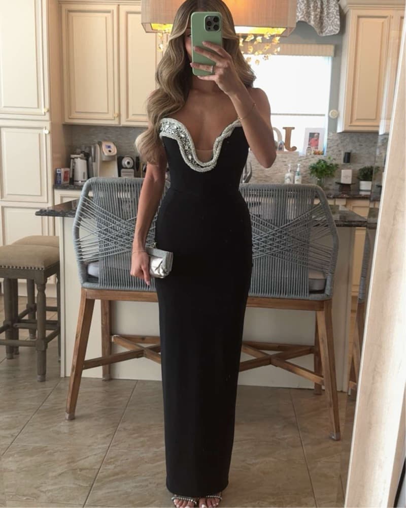 Albina Dyla Strapless Gown - Image 2