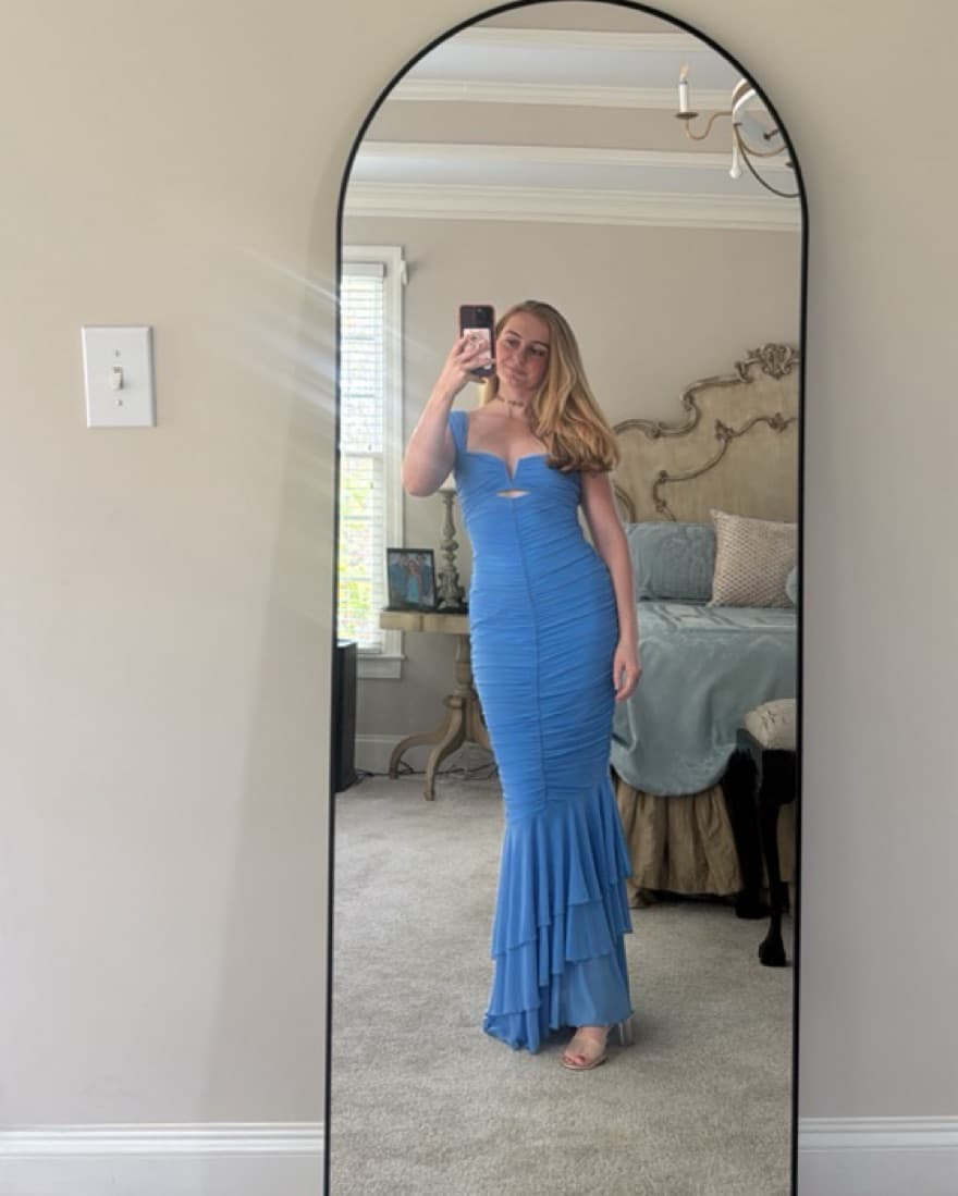 x REVOLVE Hilary Gown in Pale Blue - Image 2