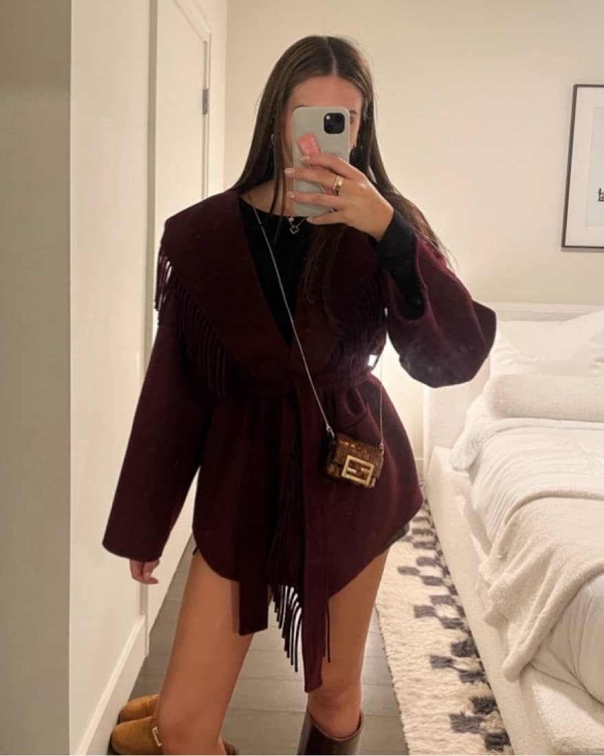 Simkhai Fringe Coat - Image 3