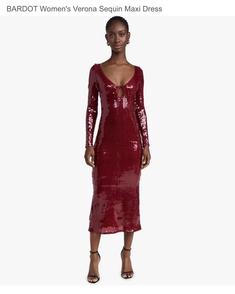 BARDOT Women's Verona Sequin Maxi Dress - Image 3