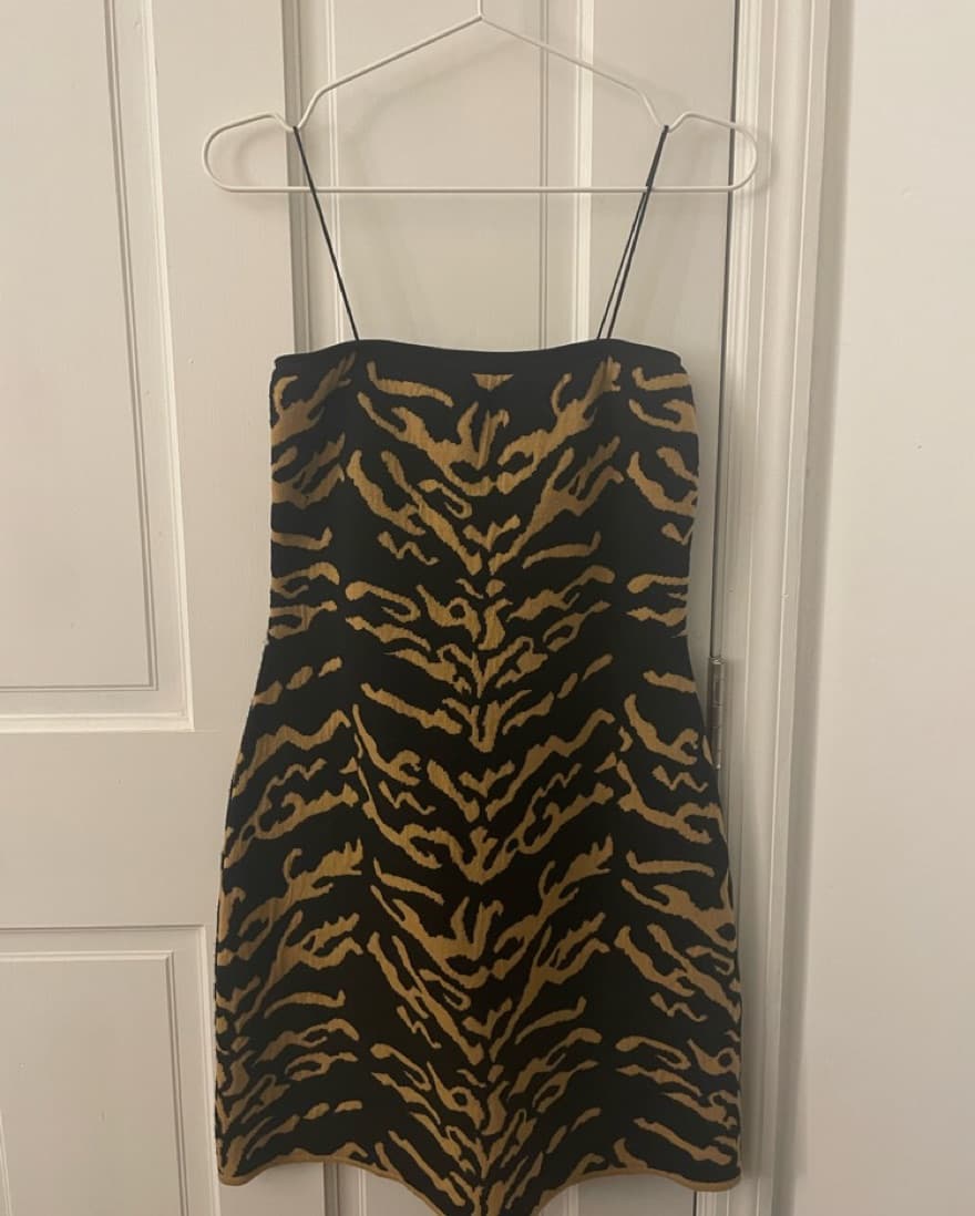 Missoni Tiger Print Wool Mini Dress - Image 2