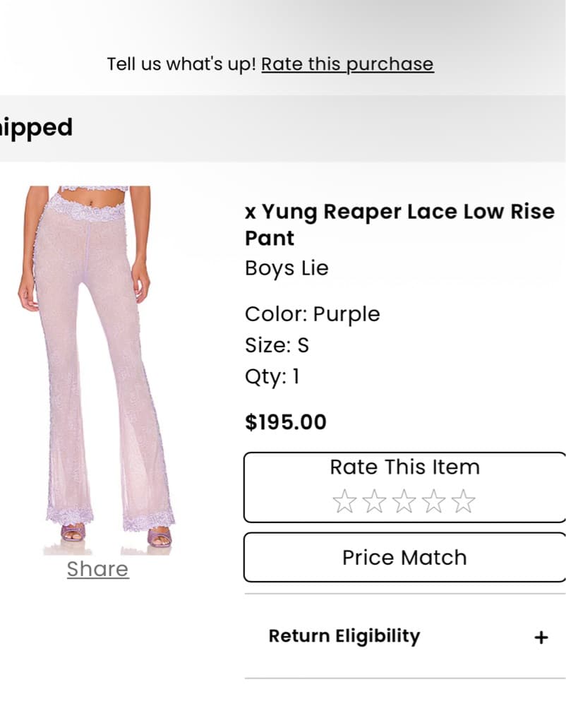 Boys Lie X Yung Reaper Lace Beaded Set - Image 6
