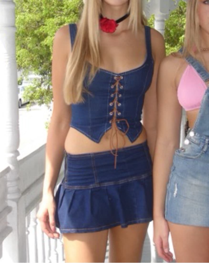 Denim Set Paris Hilton Costume - Image 3