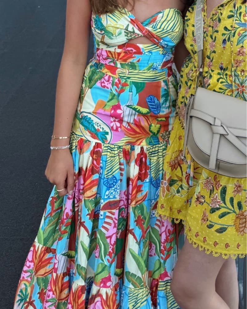 Vibrant Tropical Maxi Dress - Image 2