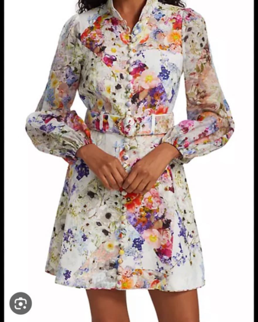Zimmerman Floral Belted Dress - Image 2