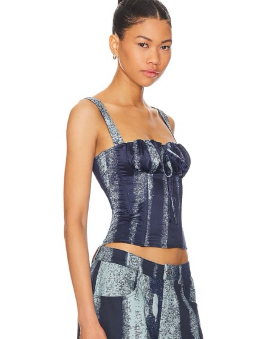 MIAOU Blue Agnes Tank Top - Image 2