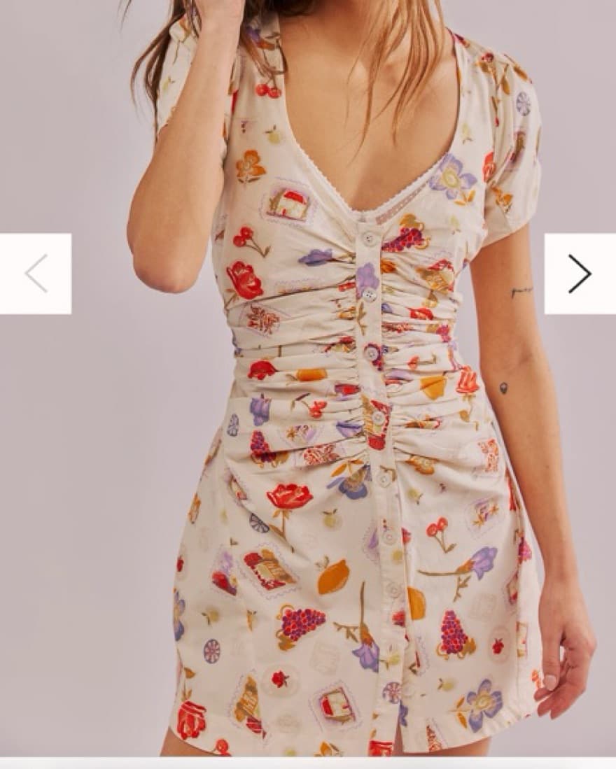 Free People Oakley Mini Fruit Dress  - Image 1