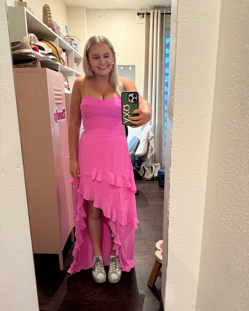 Pink Amanda Uprichard Dress - Image 2