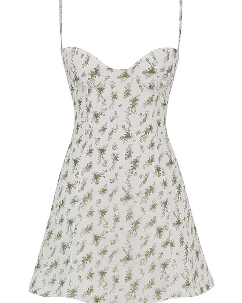 House of CB Garden Print Mini Sundress   - Image 4