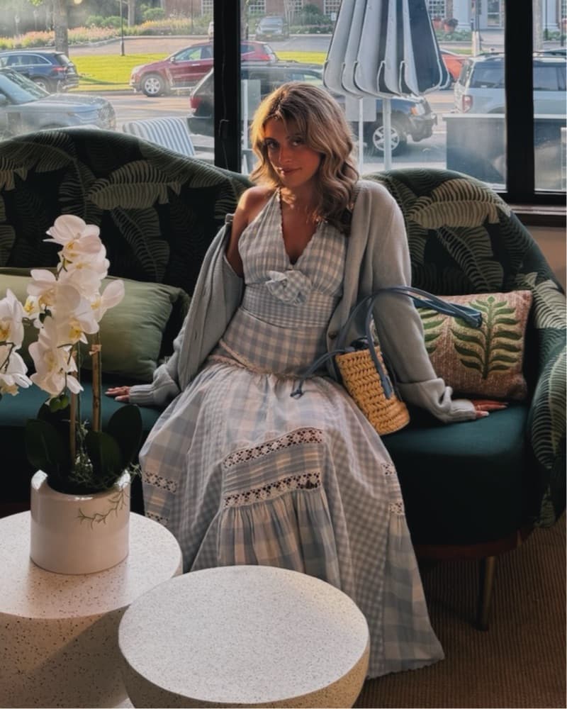Loveshackfancy Plaid Maxi Dress - Image 3
