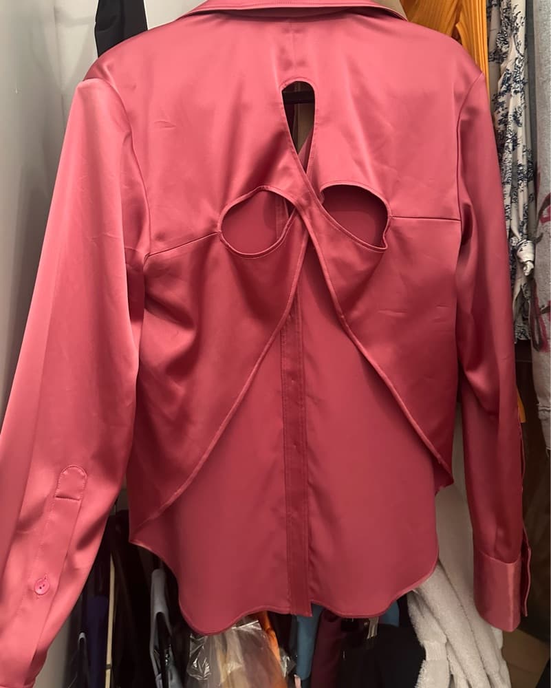 VII VICTOR x WANG Collab Silk Top - Image 4