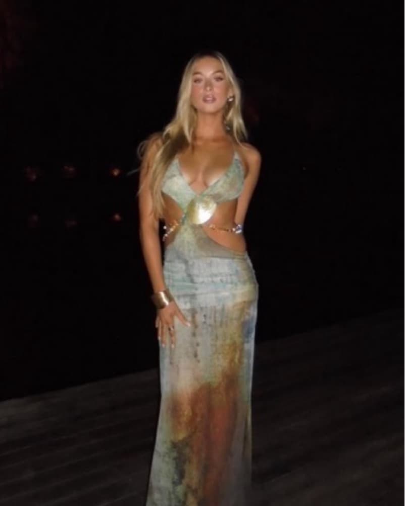 Shimmering Goddess Maxi Dress - Image 2