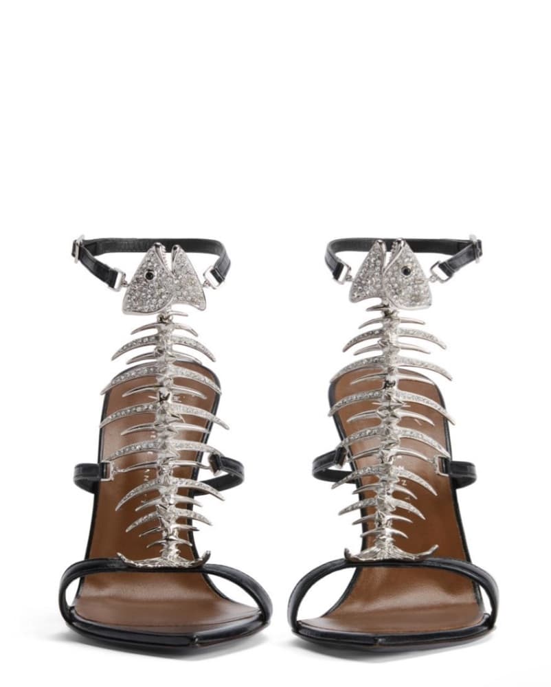 Giuseppe Zanotti Slim 2.0 Fishbone Heels - Image 4