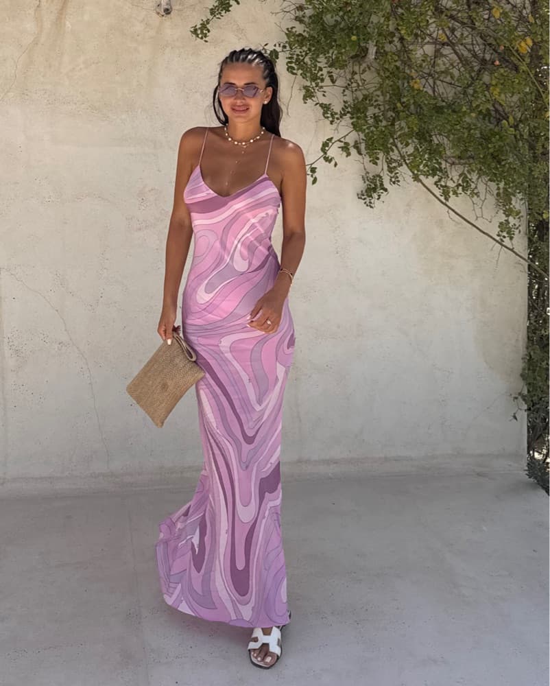 Emilio Pucci Silk Maxi Dress - Image 3