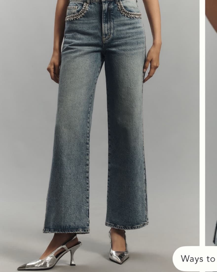 Studden Jeans And Sequin Top - Image 3