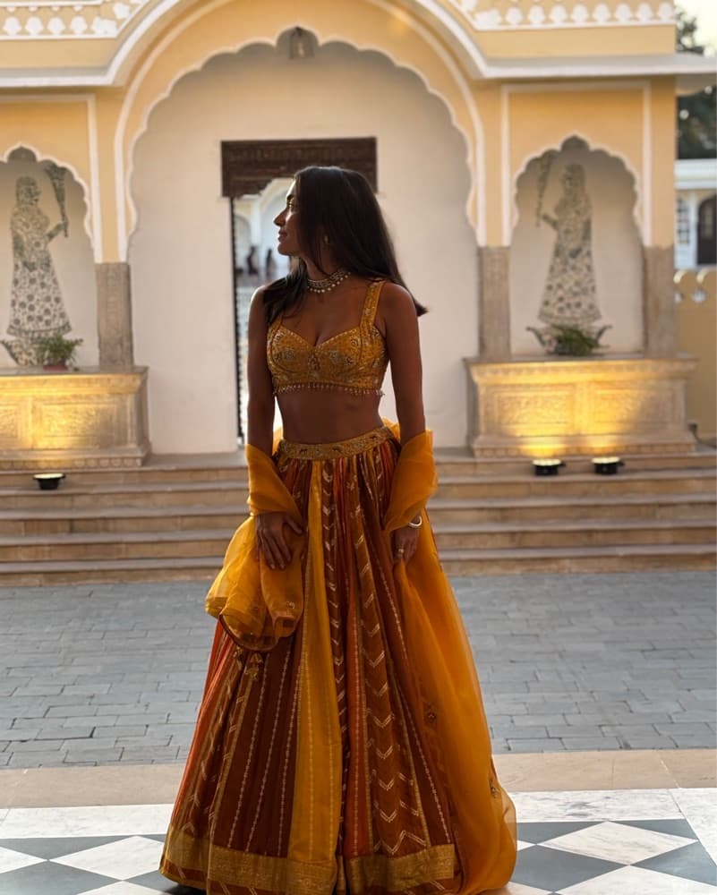 Yellow Legenga Indian Wear - Image 2