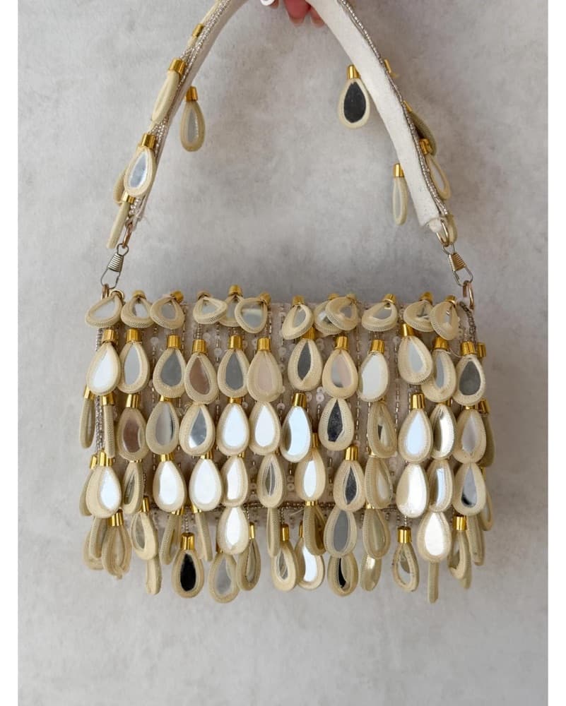 Toshi Jewels Mira Bag Beige - Image 1