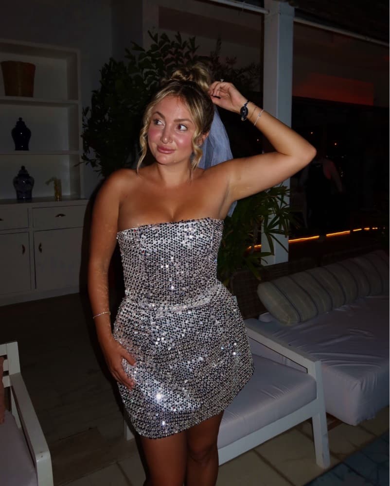 Sparkling Sequin Mini Dress - Image 1