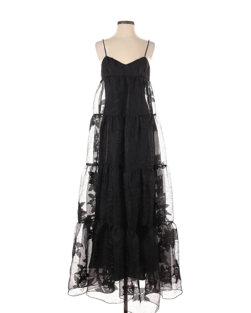 Black Rose Free People Dress - Image 3