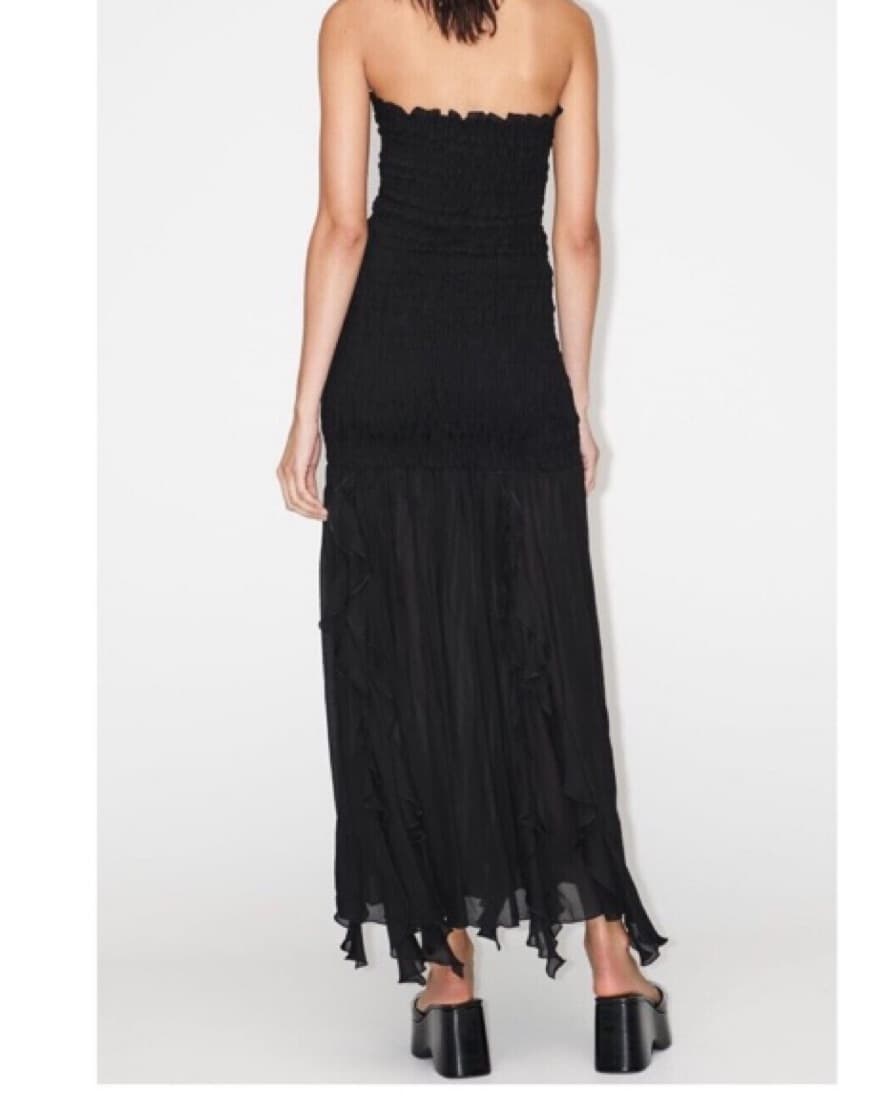 Zara Smocked Ruffle Dress - Image 3
