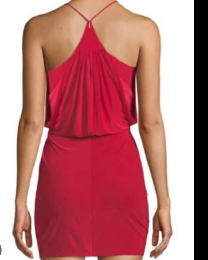 MISA Red Mini Dress - Image 1