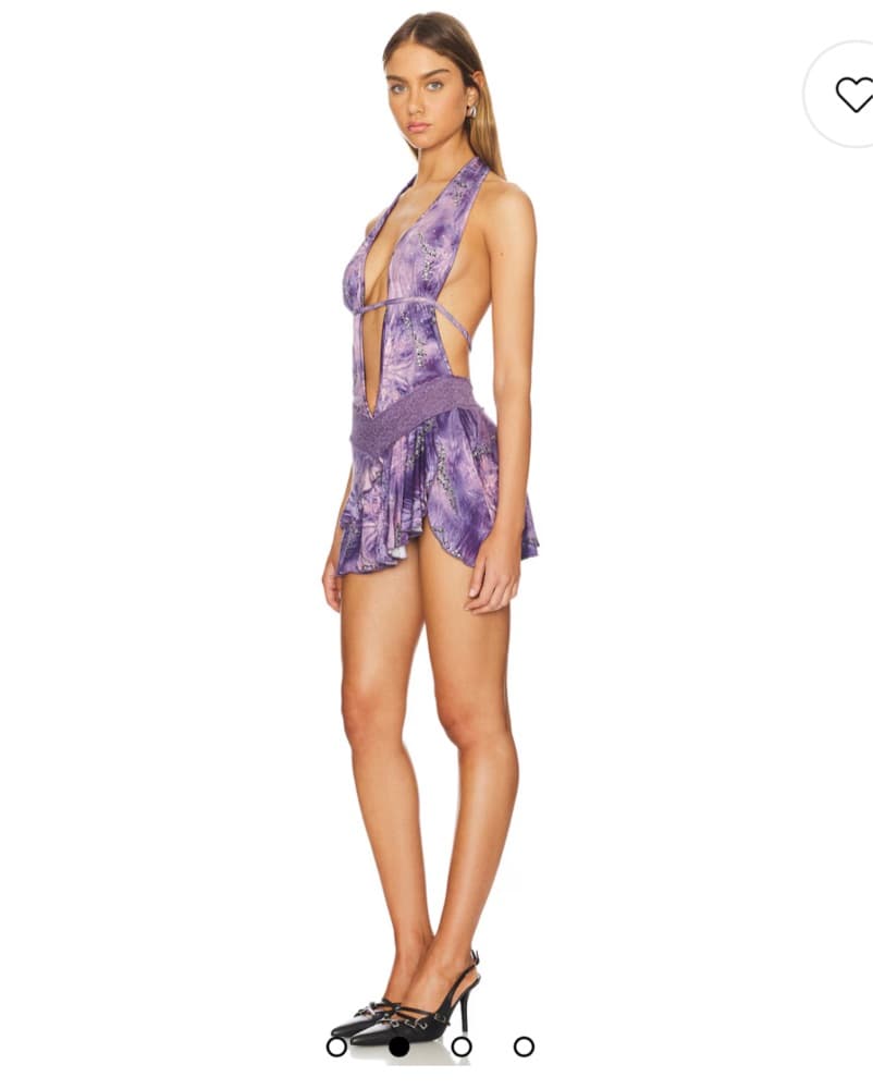 I.AM.GIA Purple Mini Dress - Image 1