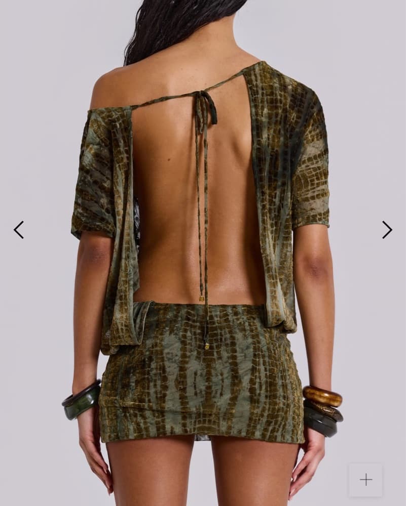 Backless Mini Dress  - Image 4