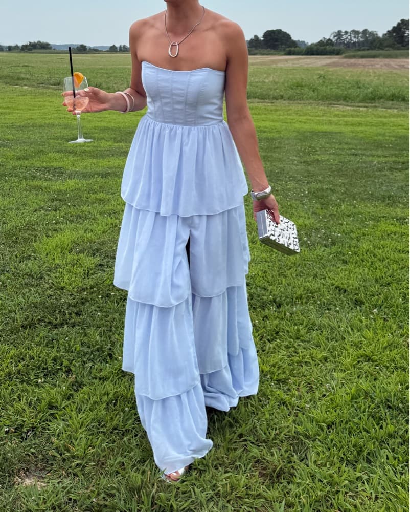 Blue Revolve Dress - Image 4