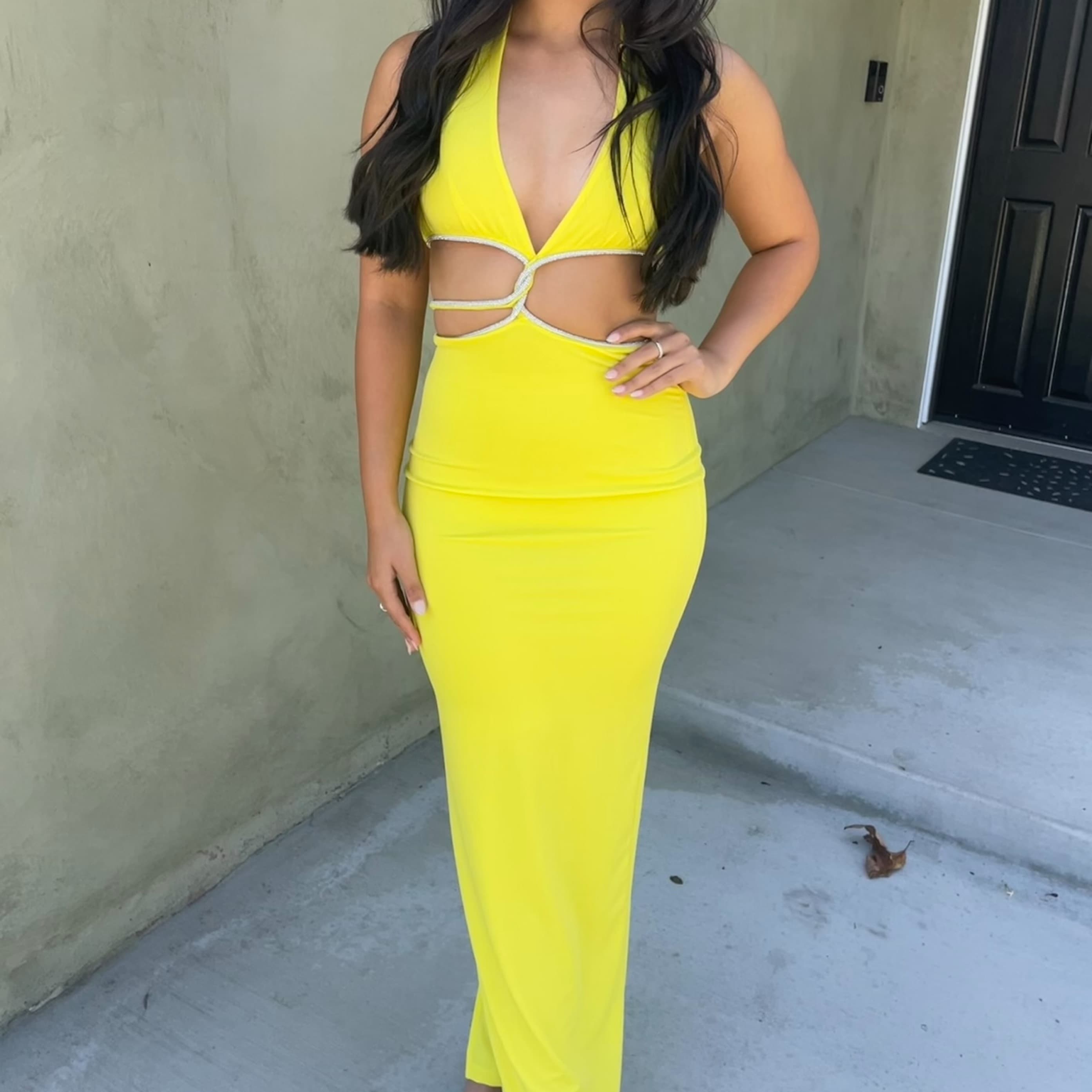 Meshki Yellow Dress - Image 2