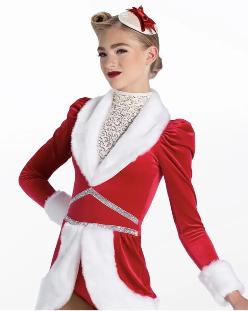 Luxurious Red Velvet Santa Jacket - Image 1