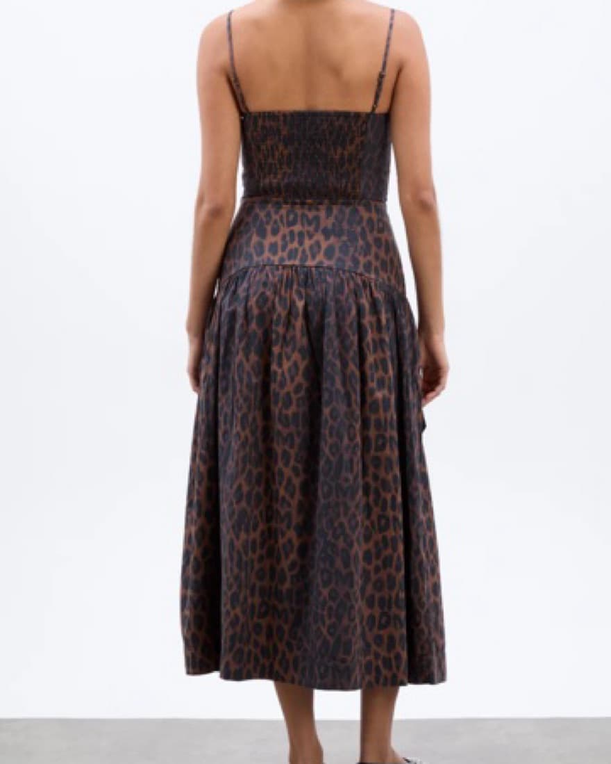 Damson Madder Cheetah Print Dress - Image 4