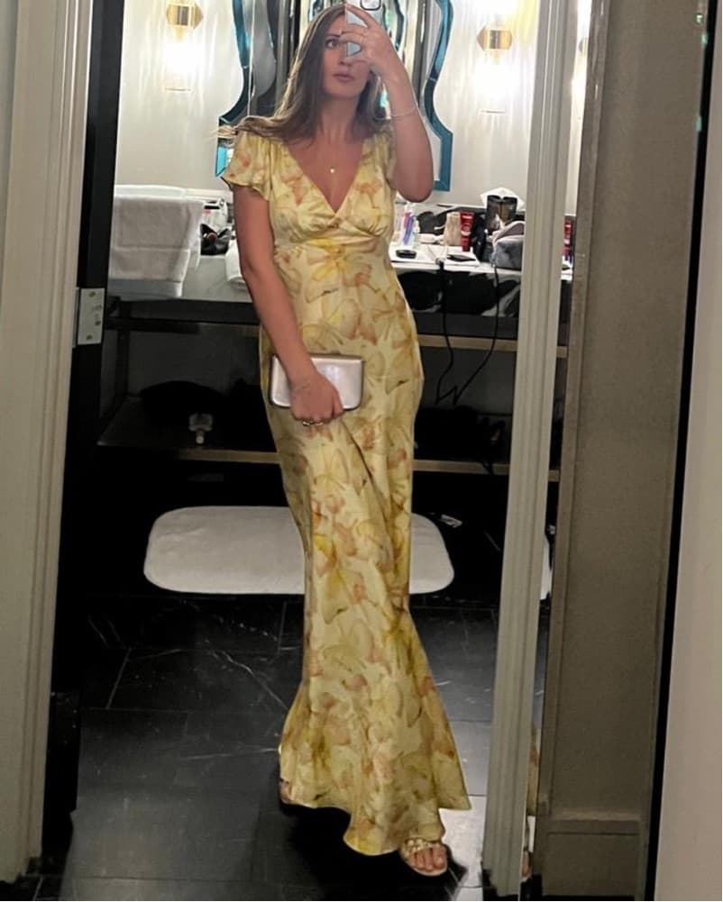 SELKIE Maxi Satin Slip Dress - Image 2