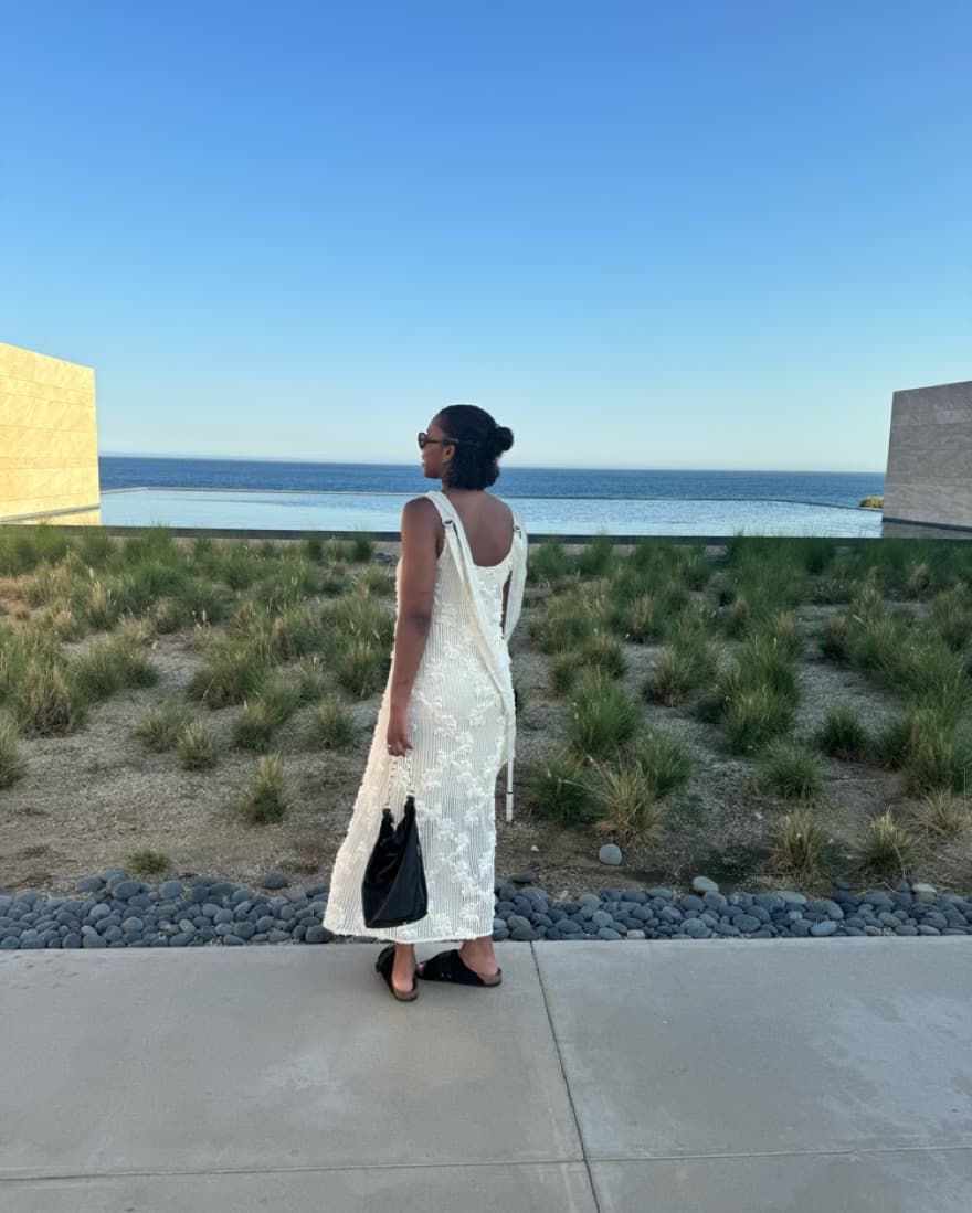 White Maxi Dress - Image 2