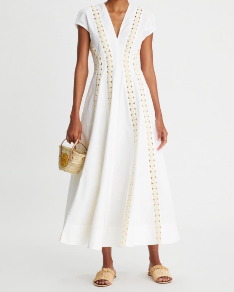 Tory Burch Yoyo Embellished Dress - Image 1