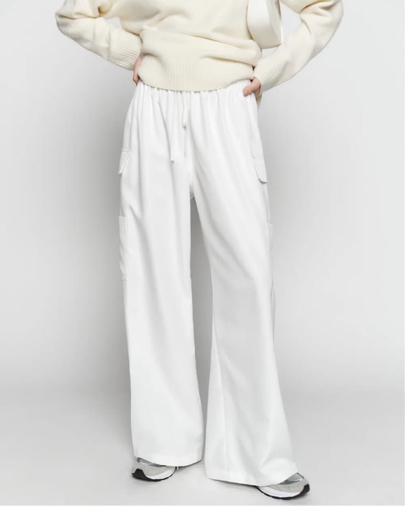 Reformation Wide Leg Cargo Pants - Image 1
