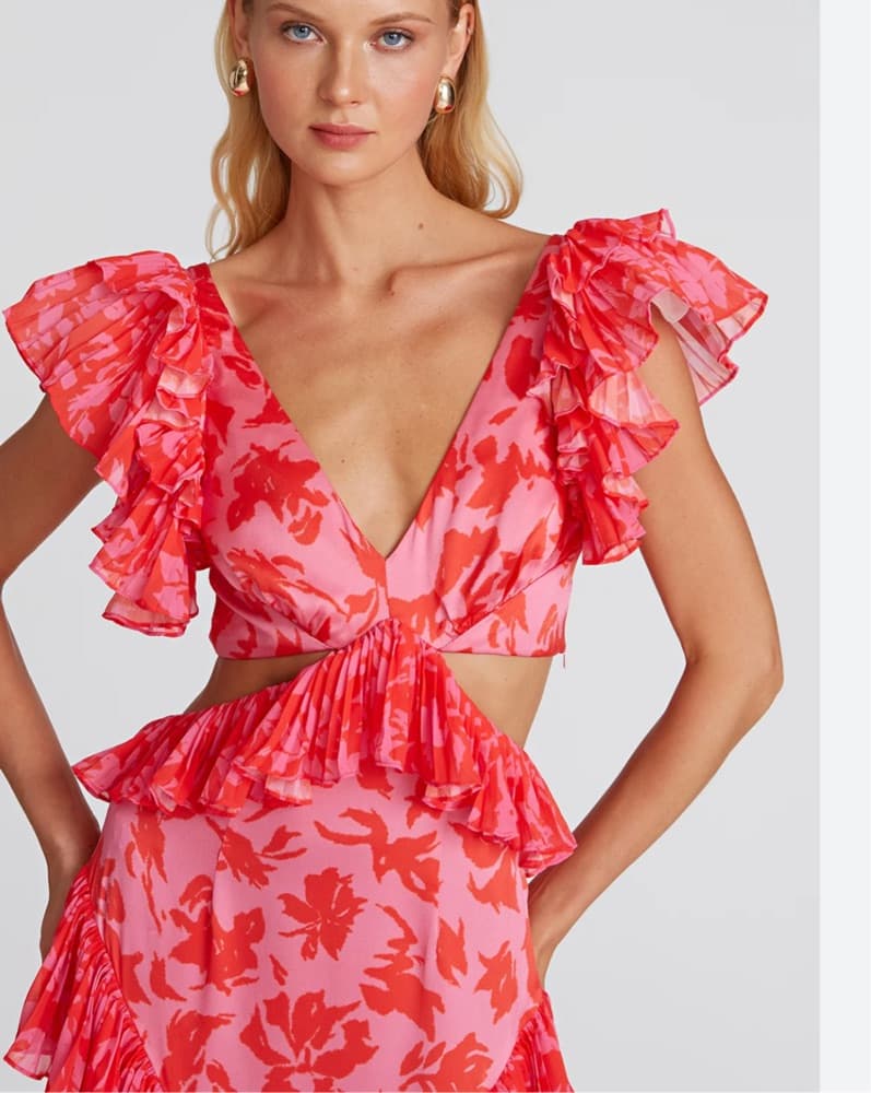  Amur - Gen Cut Out Dress  - Image 3
