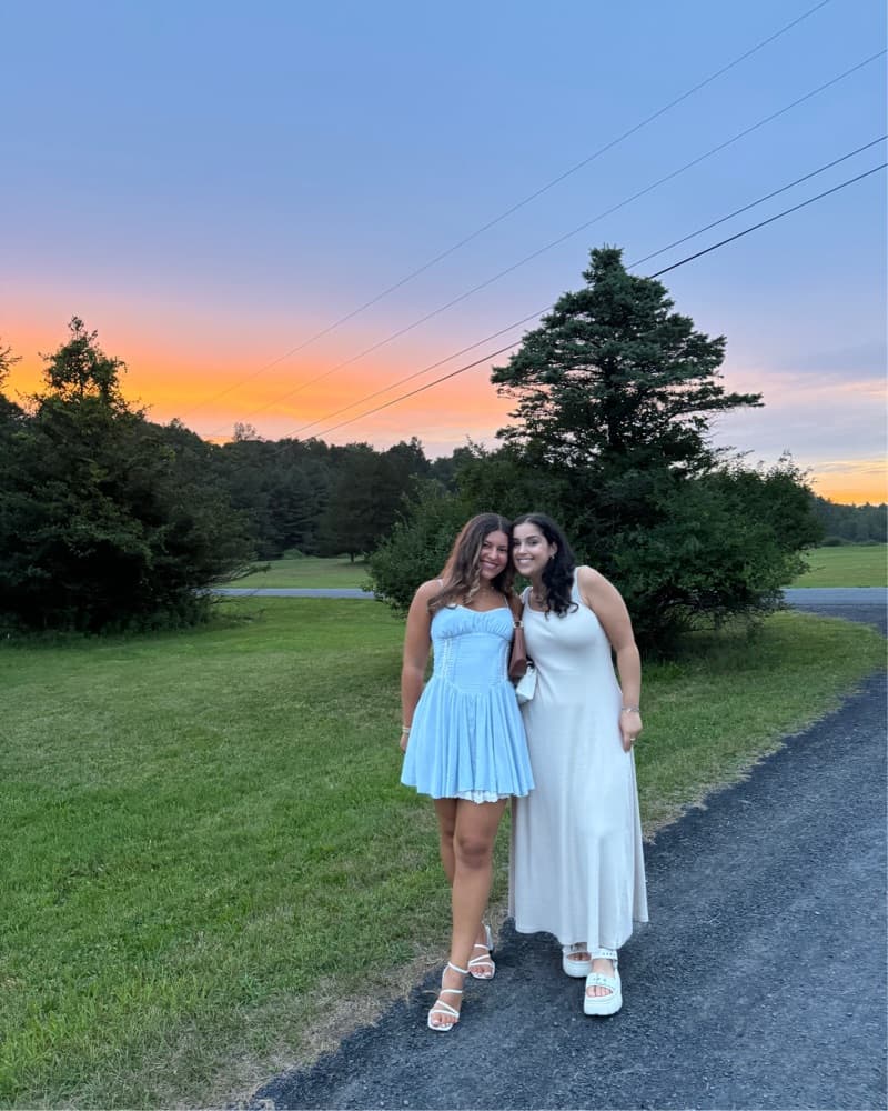 Blue Flowy Dress - Image 2