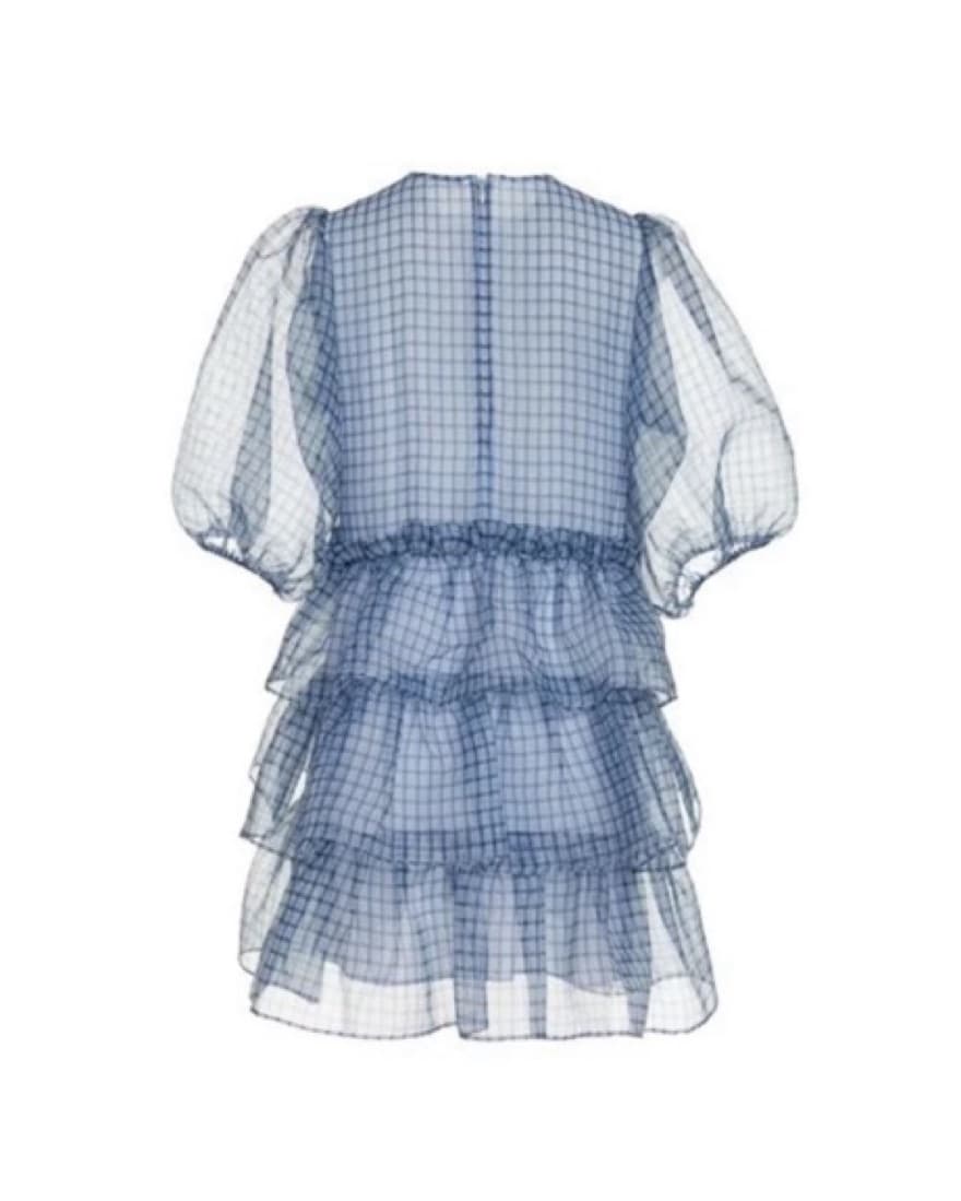 Ganni Organza Mini Dress - Image 4