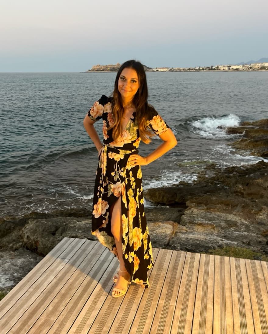 Reformation XS Floral Wrap Dress  - Image 1