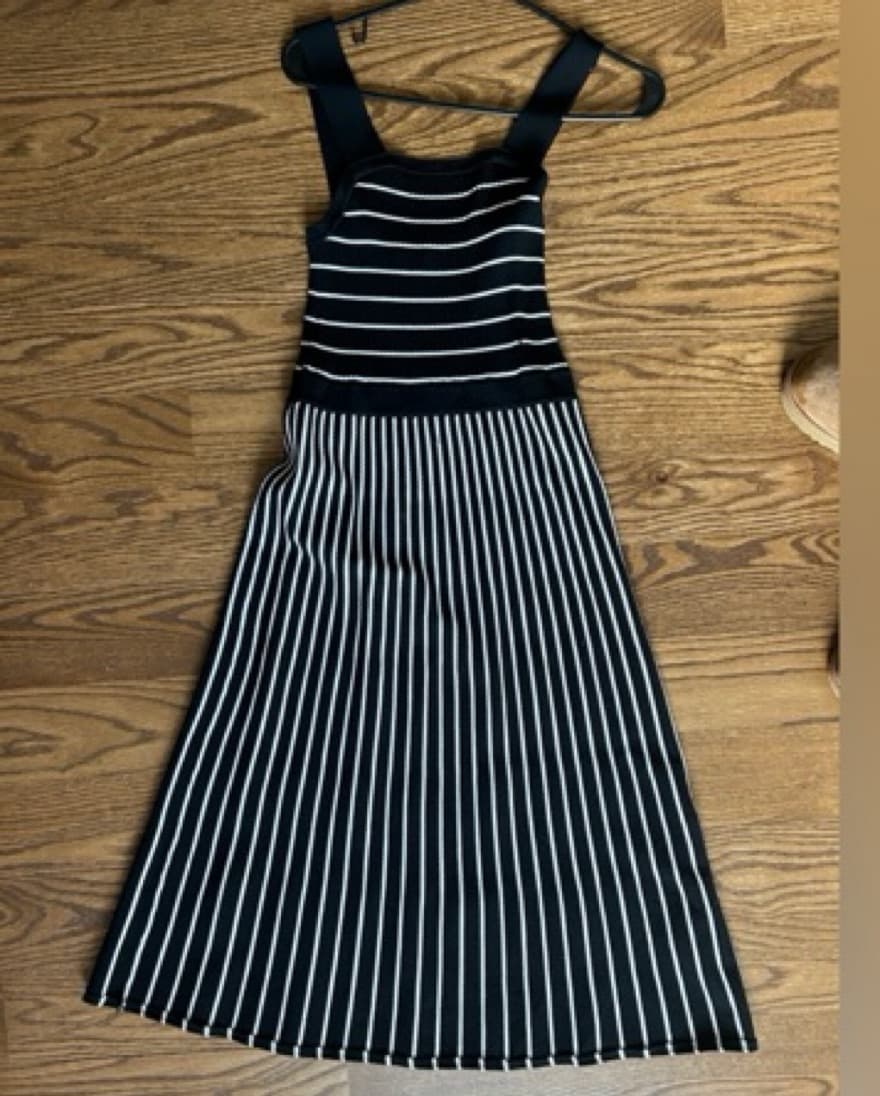 Striped Midi Dress - Image 4