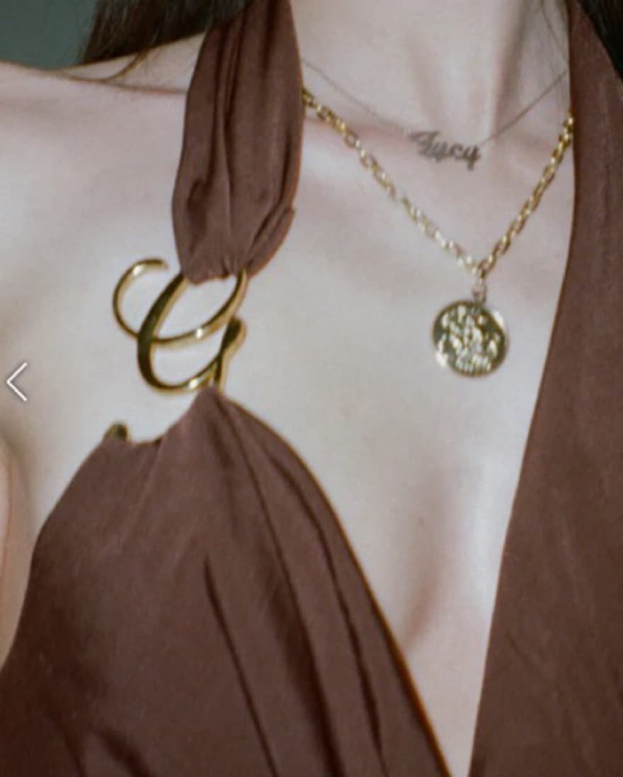 “Cosmic Top” 90s Cowl Neck Halter - Image 4
