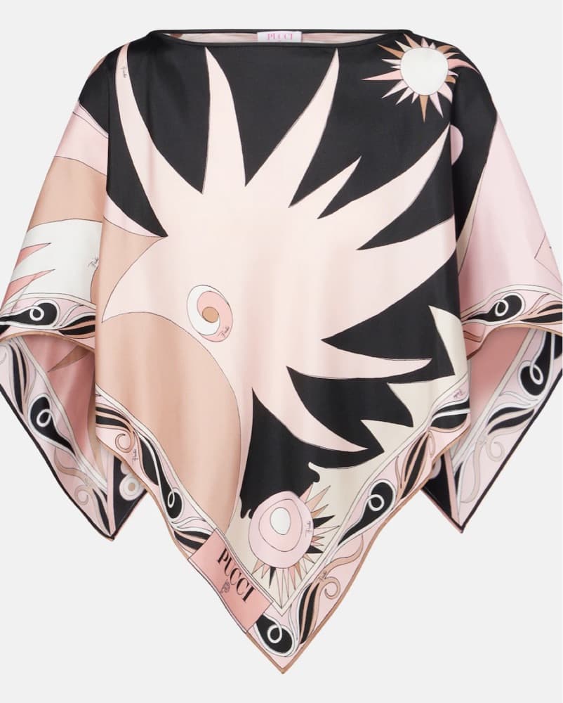 Pucci Pink Cape Top - Image 2