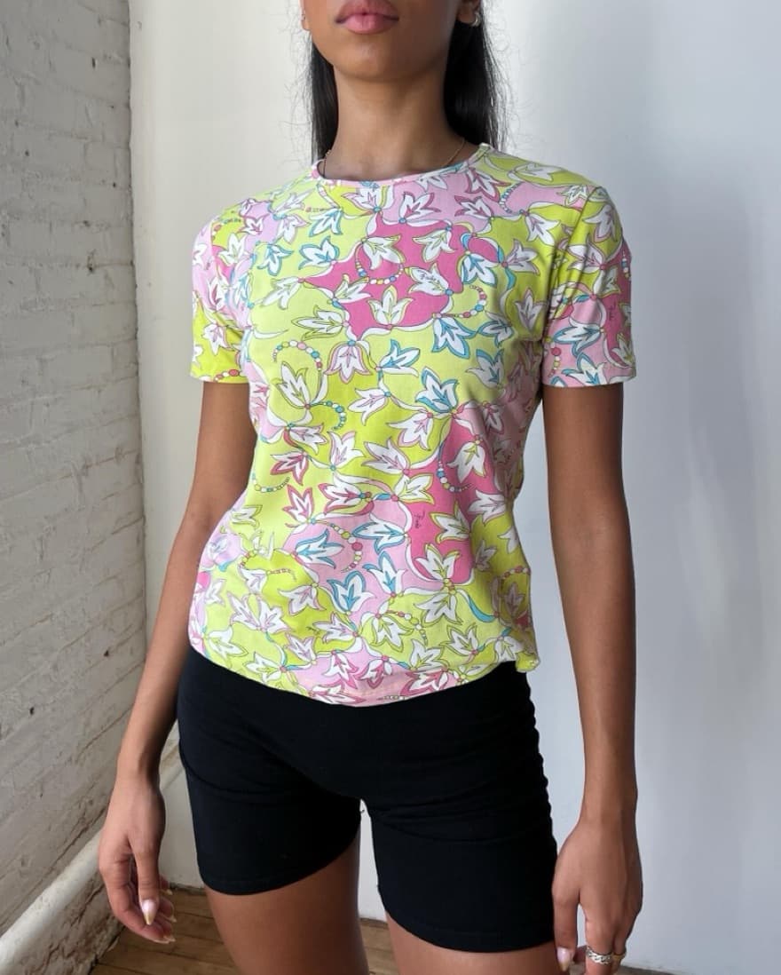 Emilio Pucci Floral Tee - Image 2